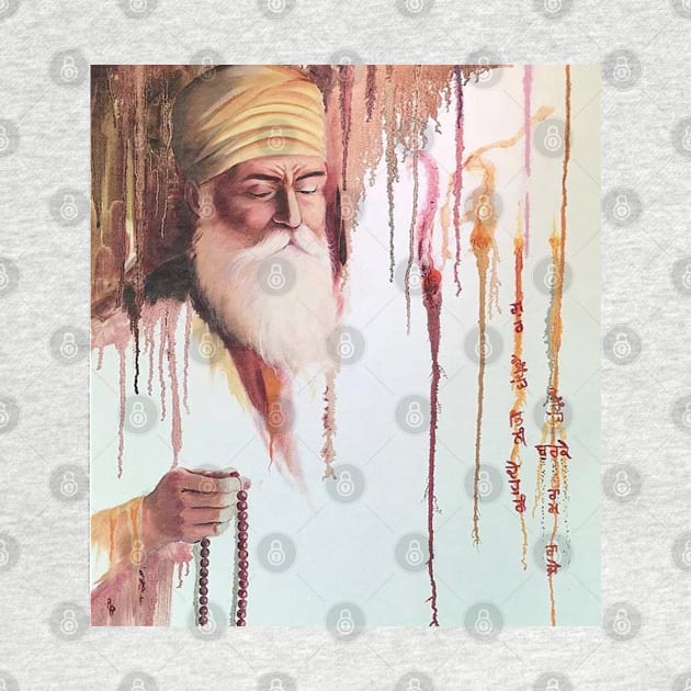 Guru Nanak Watercolour by INNA